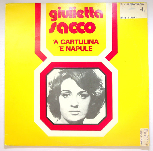 EBOND Giulietta Sacco - 'A Cartulina 'E Napule Vinile V125069