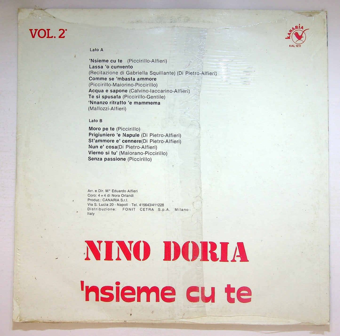 EBOND Nino Doria - 'Nsieme Cu Te (Vol. 2) Vinile V125080