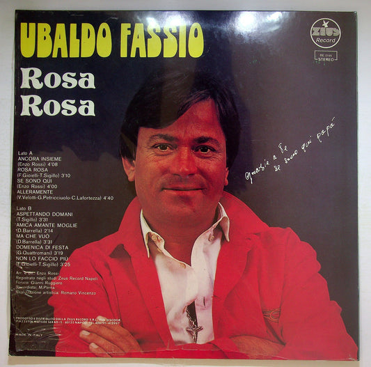 EBOND Ubaldo Fassio - Rosa Rosa Vinile V125081