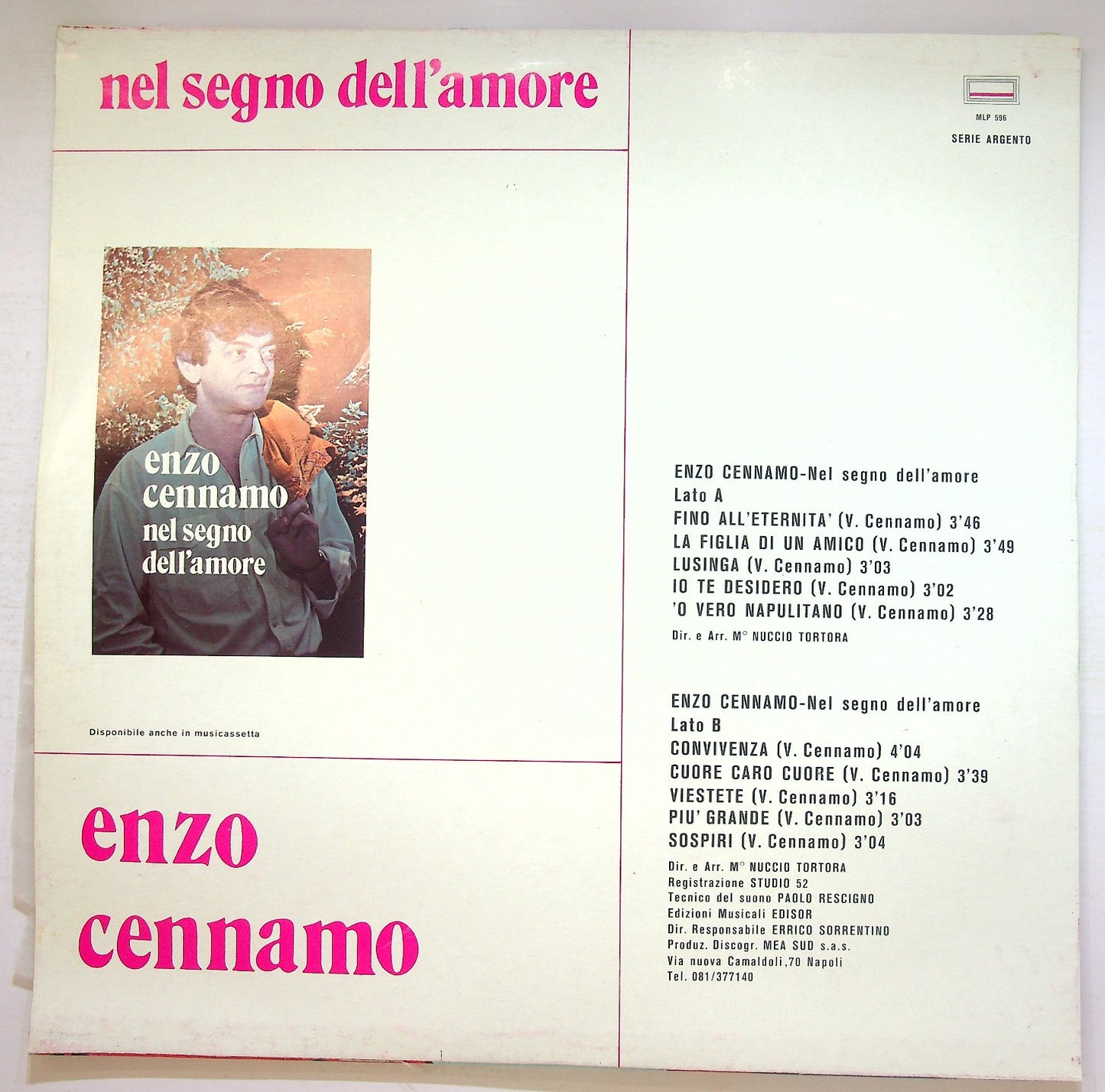 EBOND Enzo Cennamo - Nel Segno Dell'Amore Vinile V125089