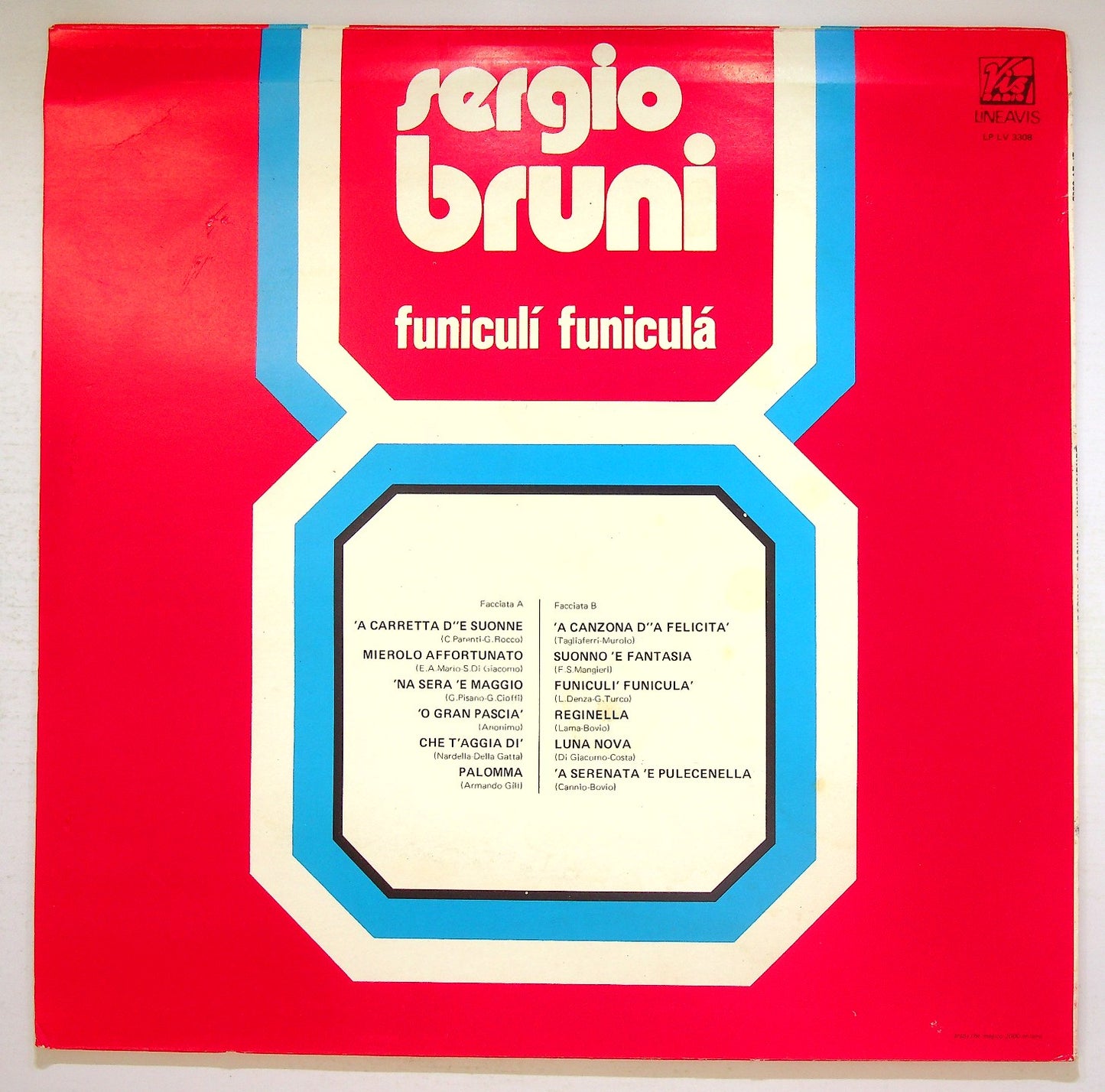 EBOND Sergio Bruni - Funiculi Funicula Vinile V125121