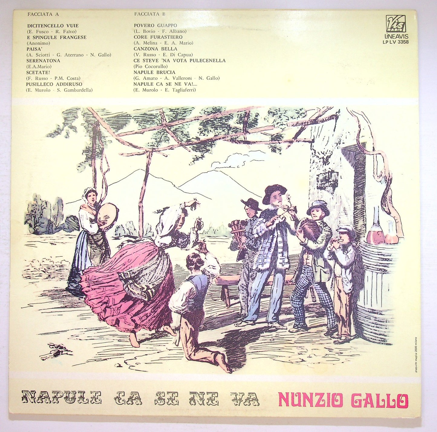 EBOND Nunzio Gallo - Napule Ca Se Ne Va Vinile V125122