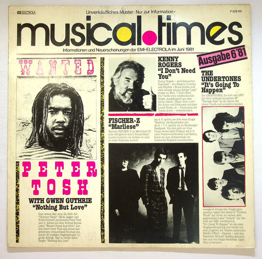 EBOND Various - Musical Times • Ausgabe 6'81 Vinile V126002