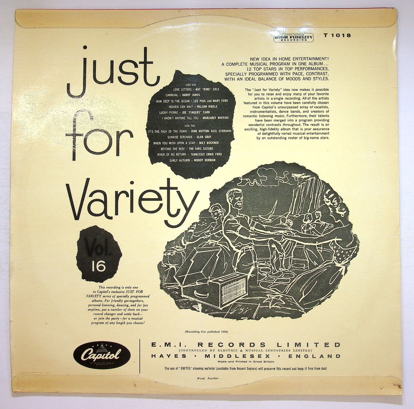 EBOND Various - Just For Variety Vol.16 Vinile V126004