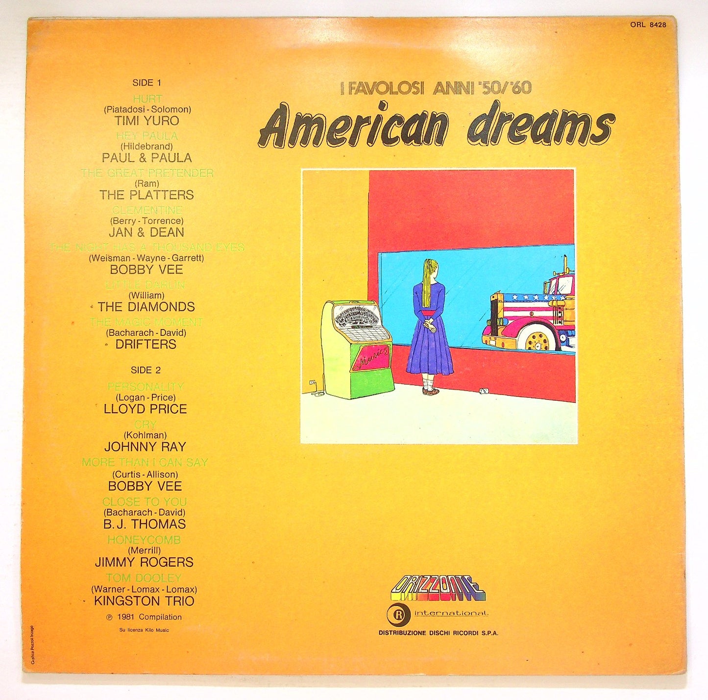 EBOND Various - I Favolosi Anni '50 / '60 - American Dreams Vinile V126056