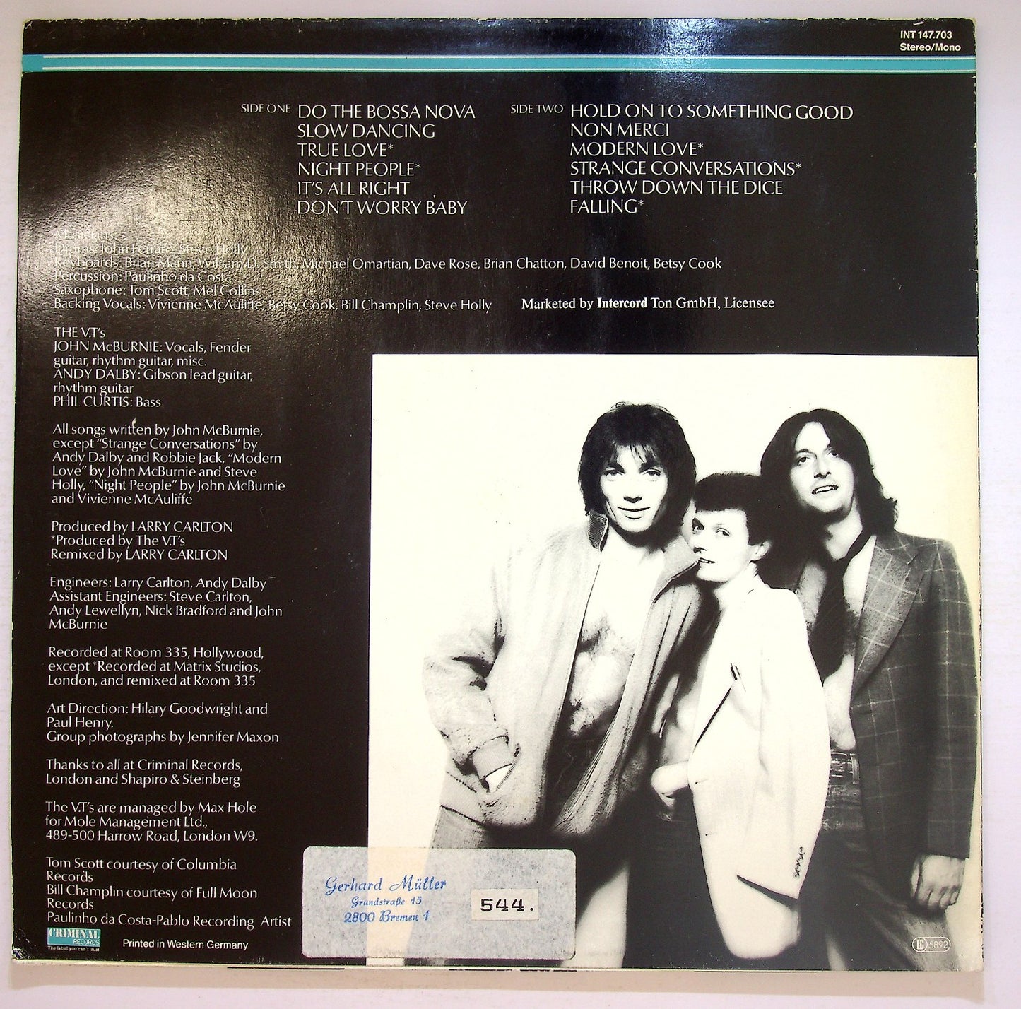 EBOND The V.T'S - The V.T's Vinile V126113