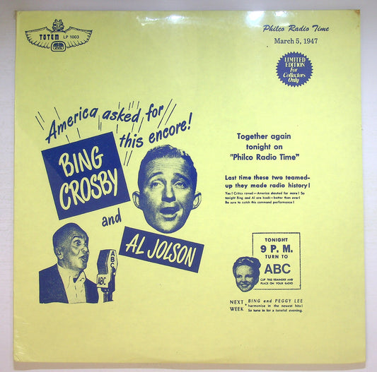 EBOND Bing Crosby , Al Jolson - Bing & Al, Volume 1 Vinile V126119