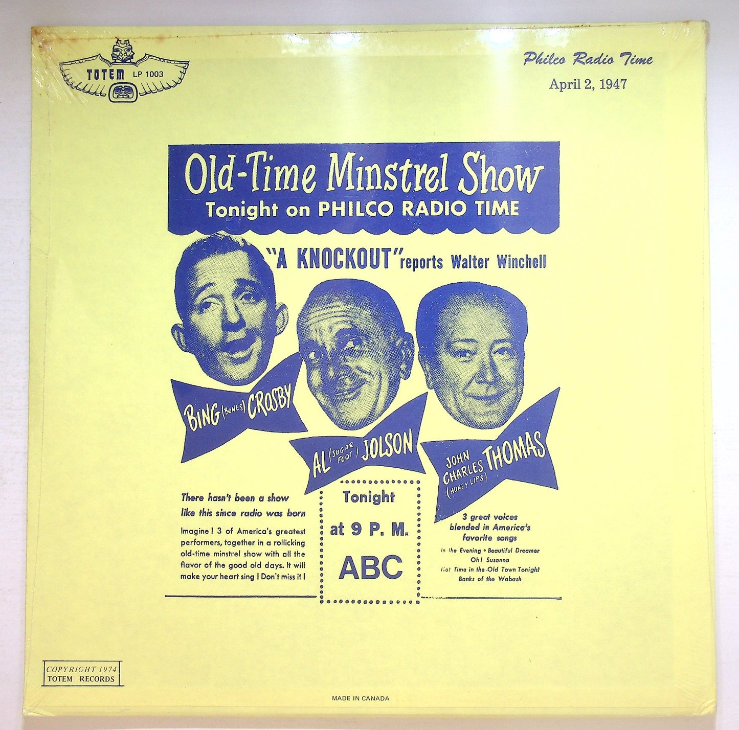 EBOND Bing Crosby , Al Jolson - Bing & Al, Volume 1 Vinile V126119