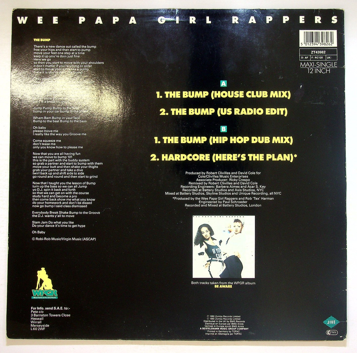 EBOND Wee Papa Girls - The Bump Vinile V127021