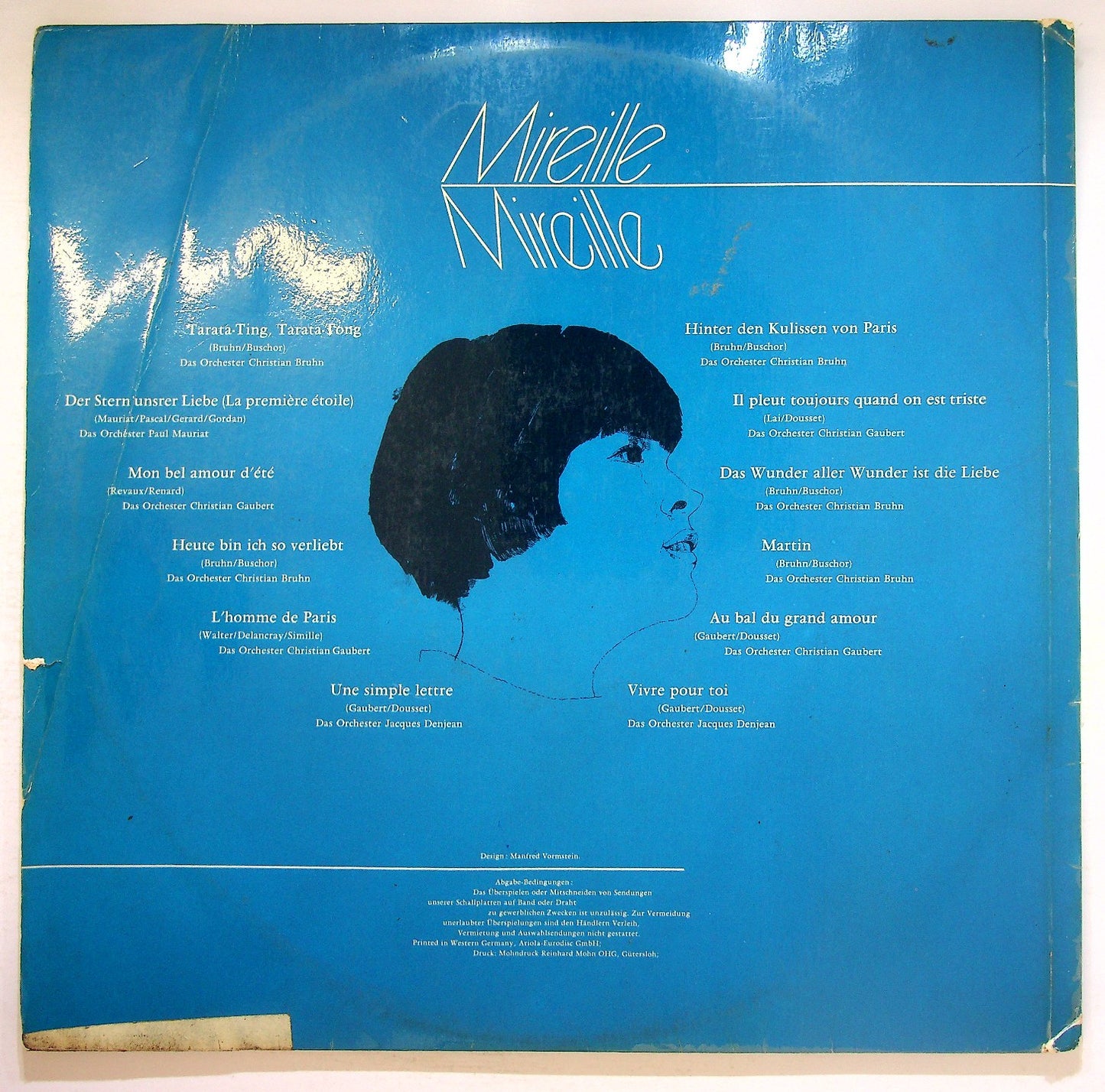 EBOND Mireille - Mireille Vinile V127029