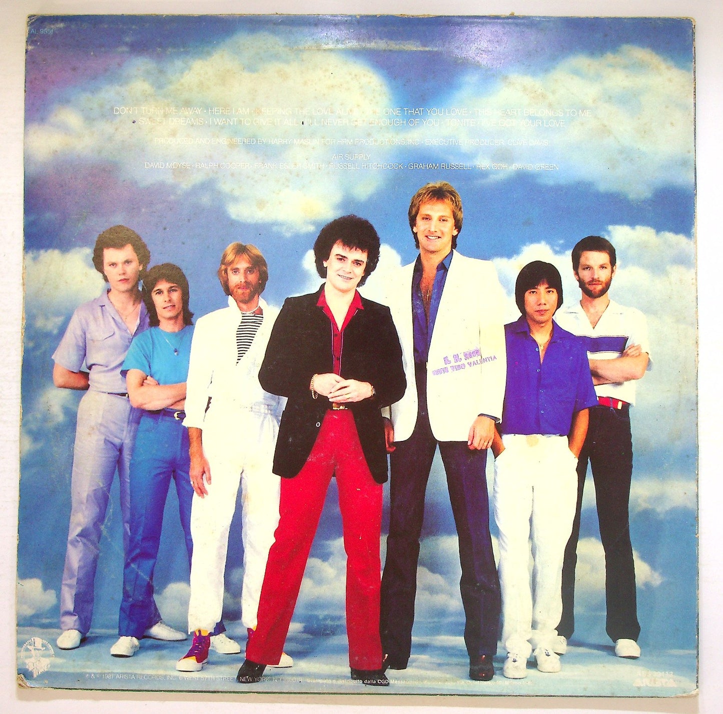 EBOND Air Supply - The One That You Love Vinile V127044