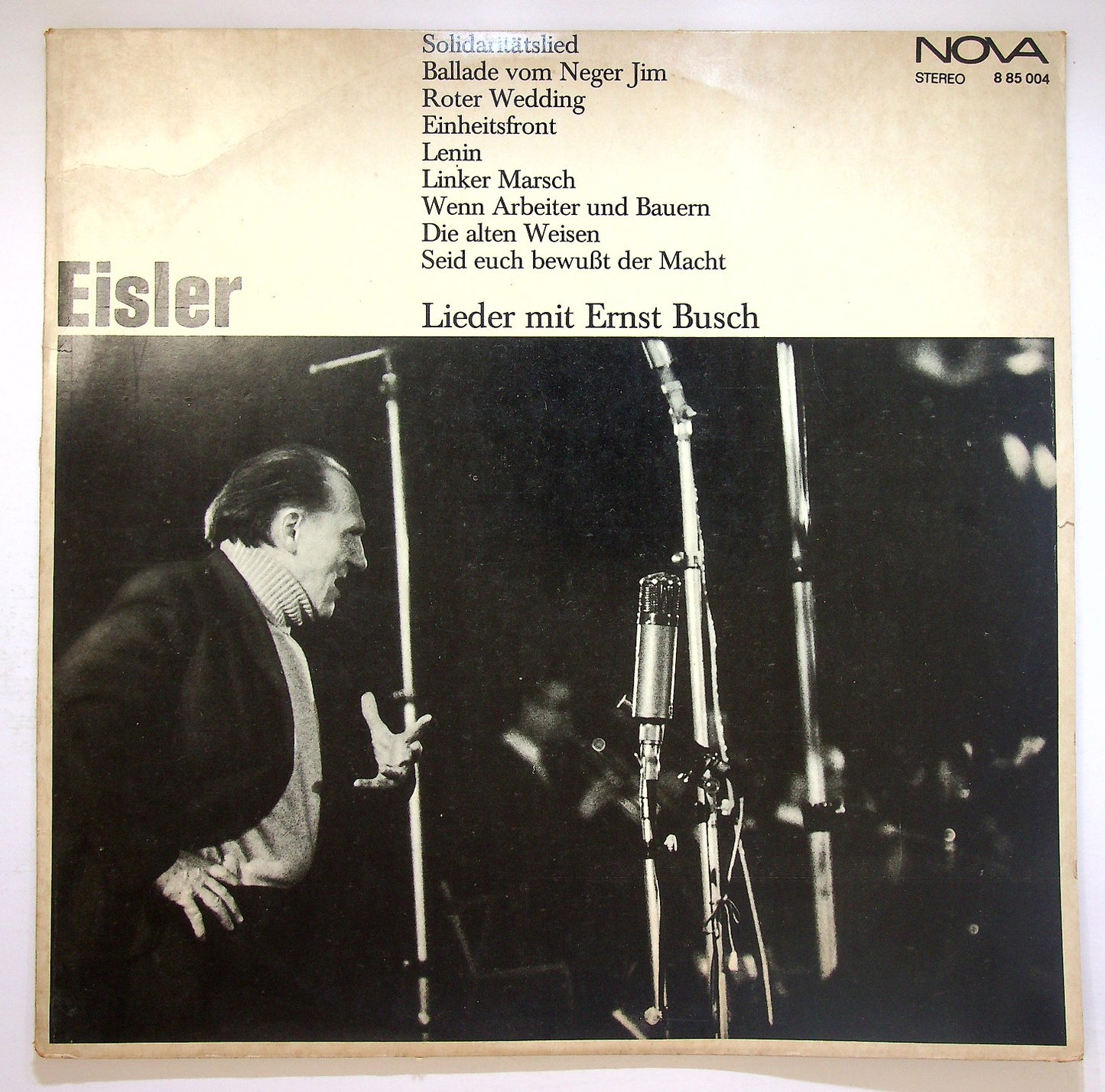 EBOND Eisler - Lieder Mit Ernst Busch Vinile V127067