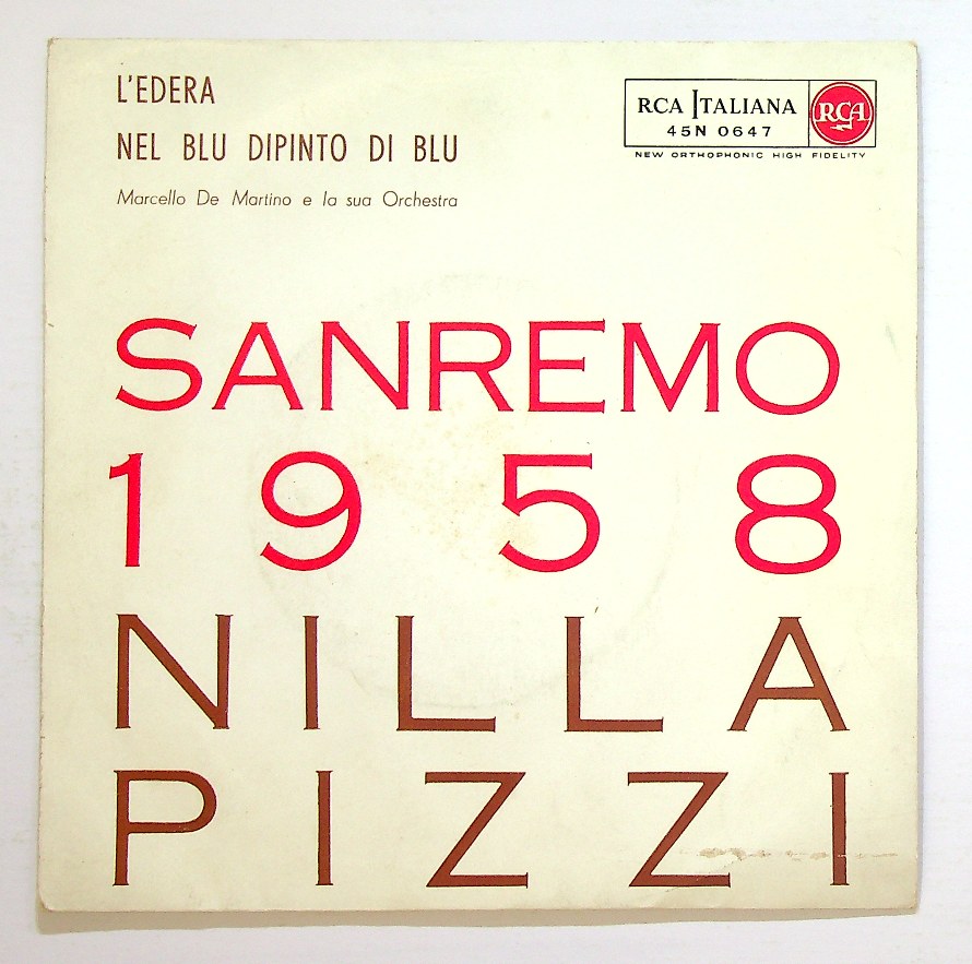 EBOND Nilla Pizzi - L'Edera / Nel Blu Dipinto Di Blu Vinile V128002