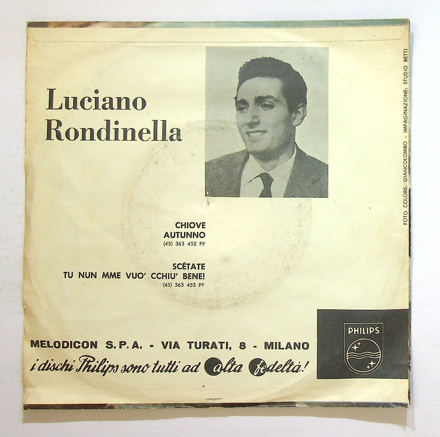 EBOND Luciano Rondinella - Santa Lucia Vinile V128019
