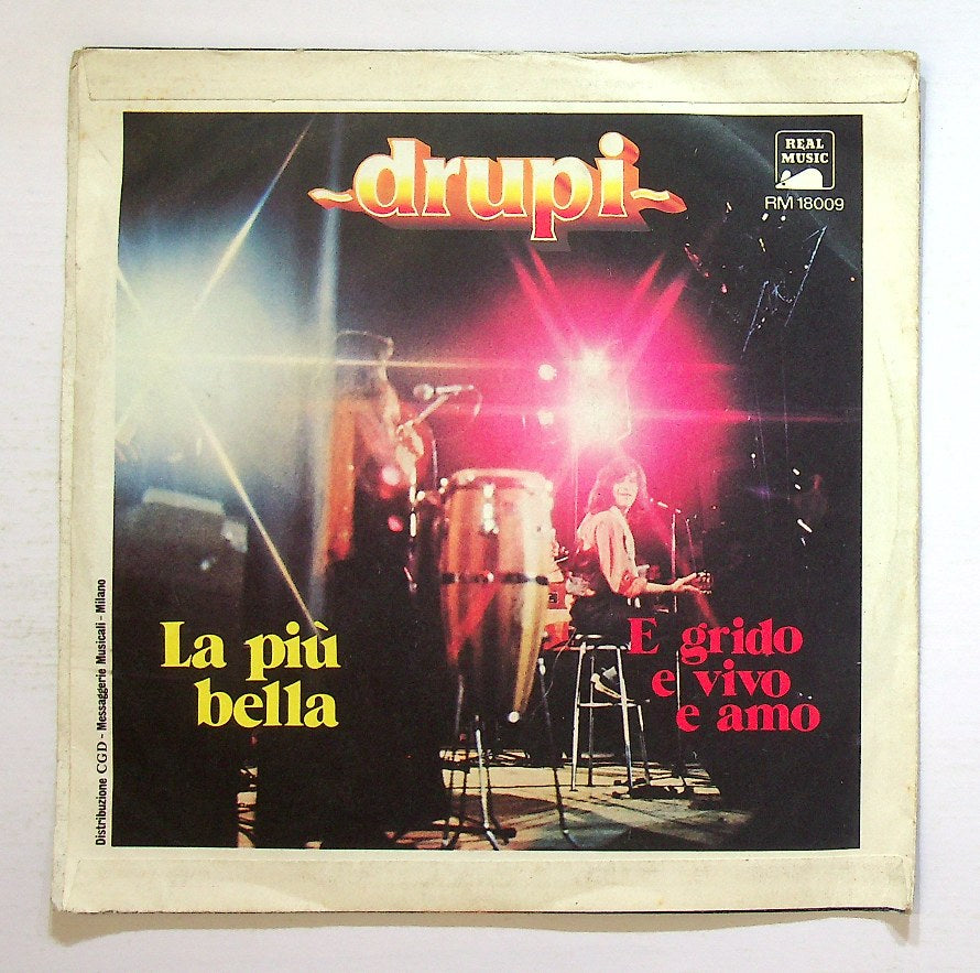 EBOND Drupi - E Grido E Vivo E Amo / La Piu Bella Vinile V128039