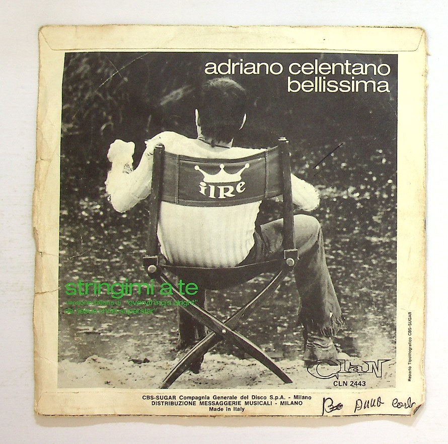 EBOND Adriano Celentano - Bellissima / Stringimi A Te Vinile V128042