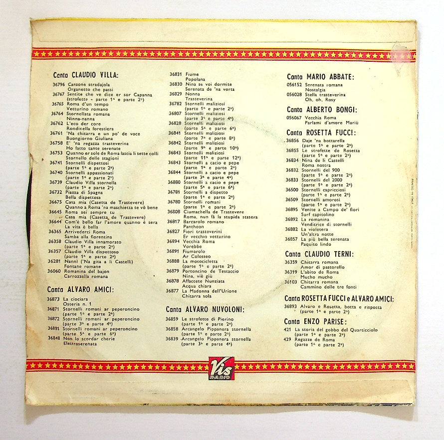 EBOND Alvaro Amici - La Ciociara - Osteria n. 1 Vinile V128068