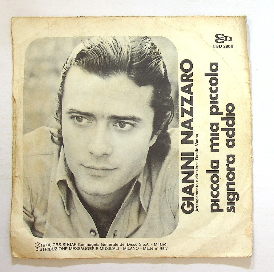 EBOND Gianni Nazzaro - Piccola Mia Piccola Vinile V128076