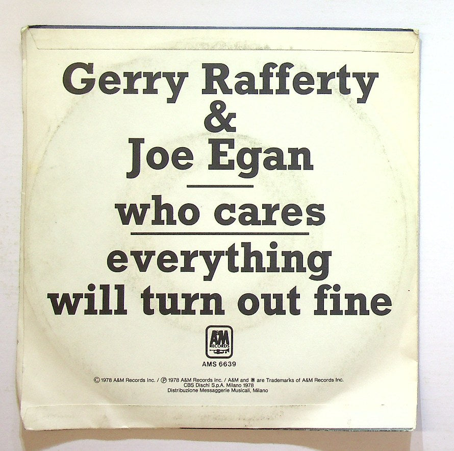 EBOND Gerry Rafferty & Joe Egan - Who Cares Vinile V128105