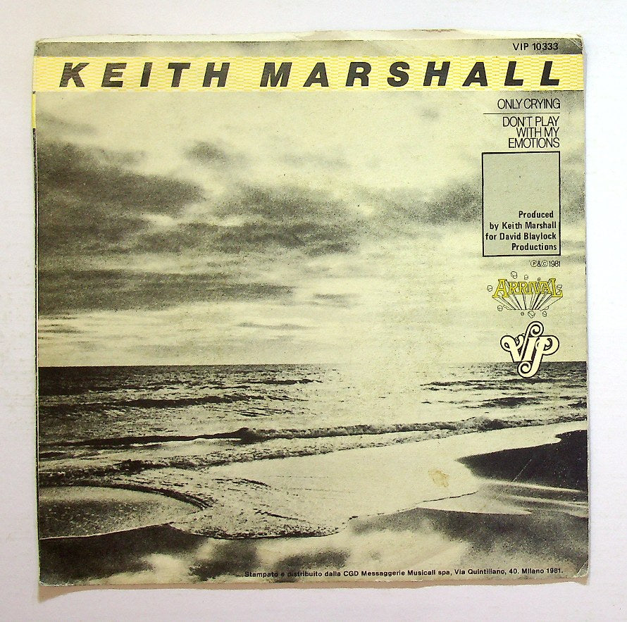 EBOND Keith Marshall - Only Crying Vinile V128107