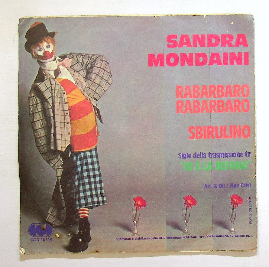 EBOND Sandra Mondaini - Sbirulino / Rabarbaro Rabarbaro Vinile V129006