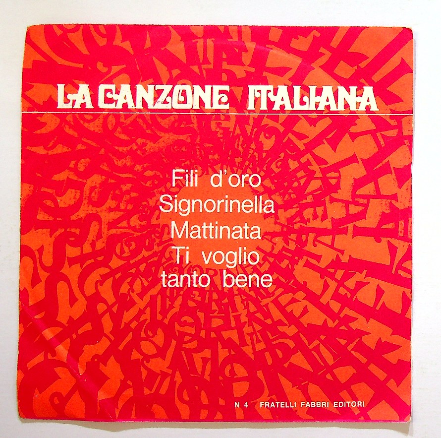 EBOND Various - La Canzone Italiana - N° 4 Vinile V129030