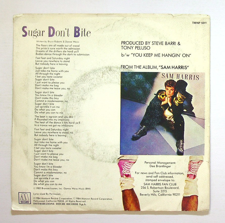 EBOND Sam Harris - Sugar Don't Bite Vinile V129069