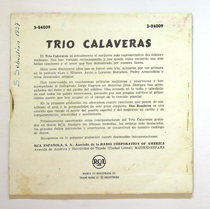EBOND Trio Calaveras - Dos Banderas Vinile V129083