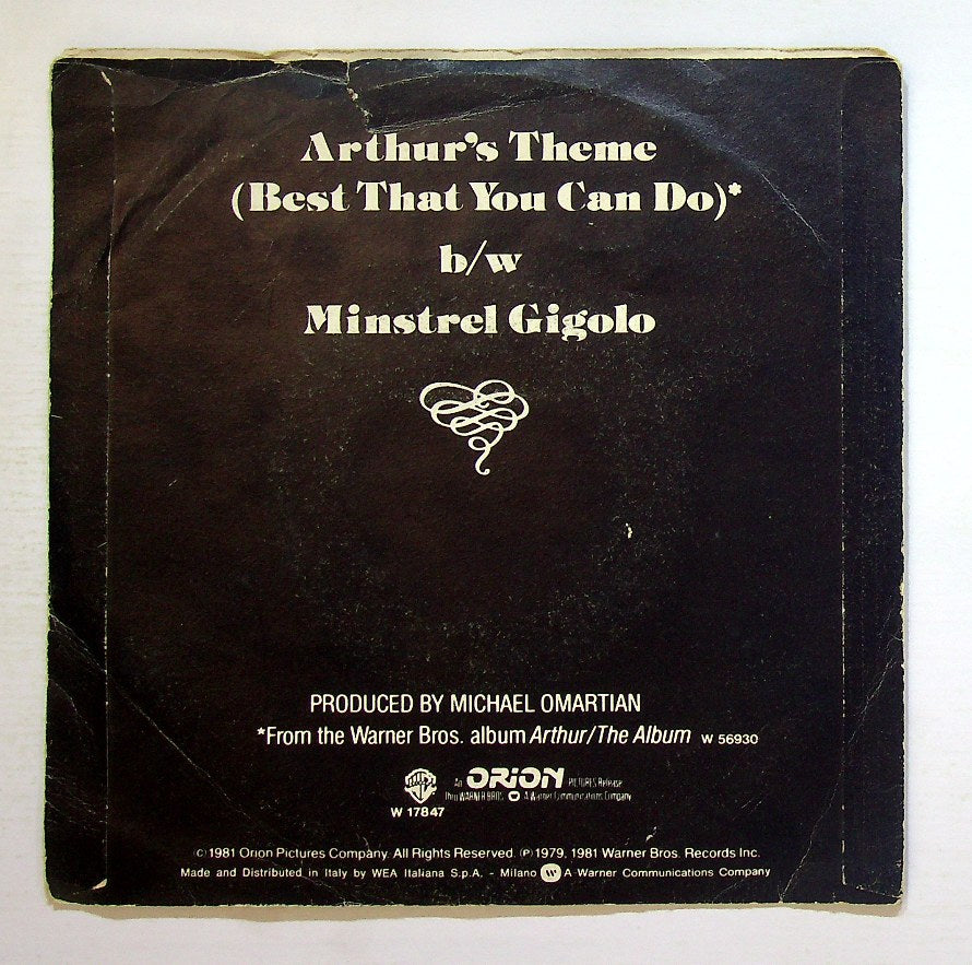 EBOND Christopher Cross - Arthur's Theme (Best That You Can Do) Vinile V129097