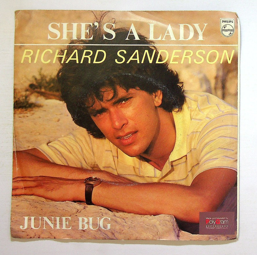 EBOND Richard Sanderson - She's A Lady / Junie Bug Vinile V129101