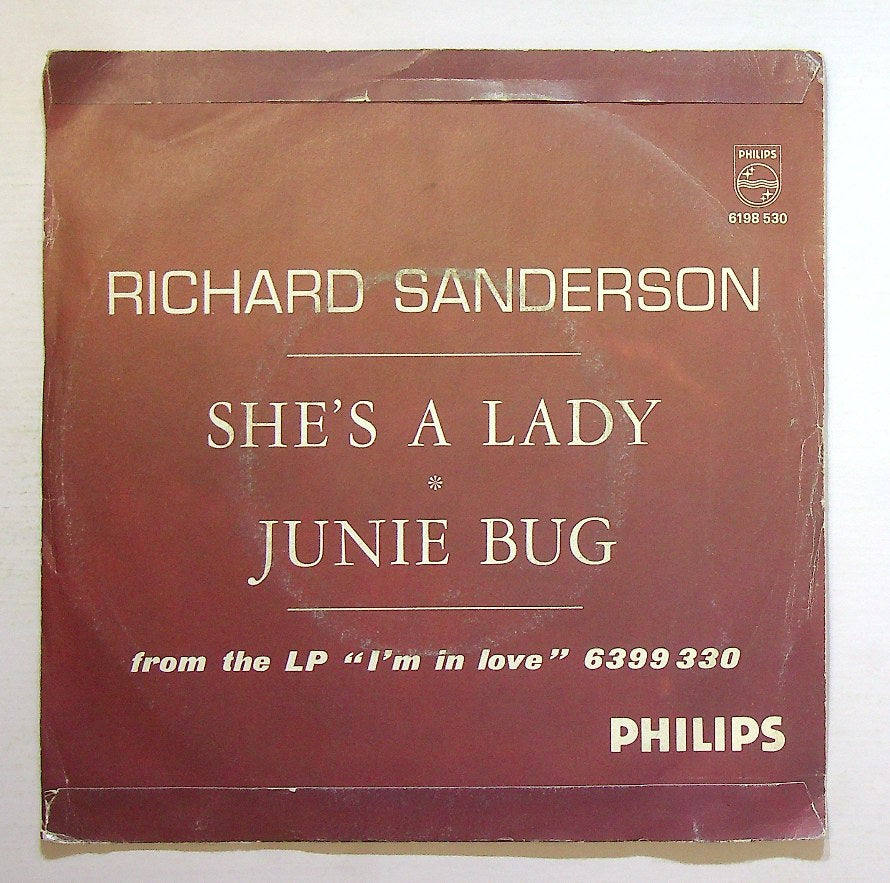 EBOND Richard Sanderson - She's A Lady / Junie Bug Vinile V129101
