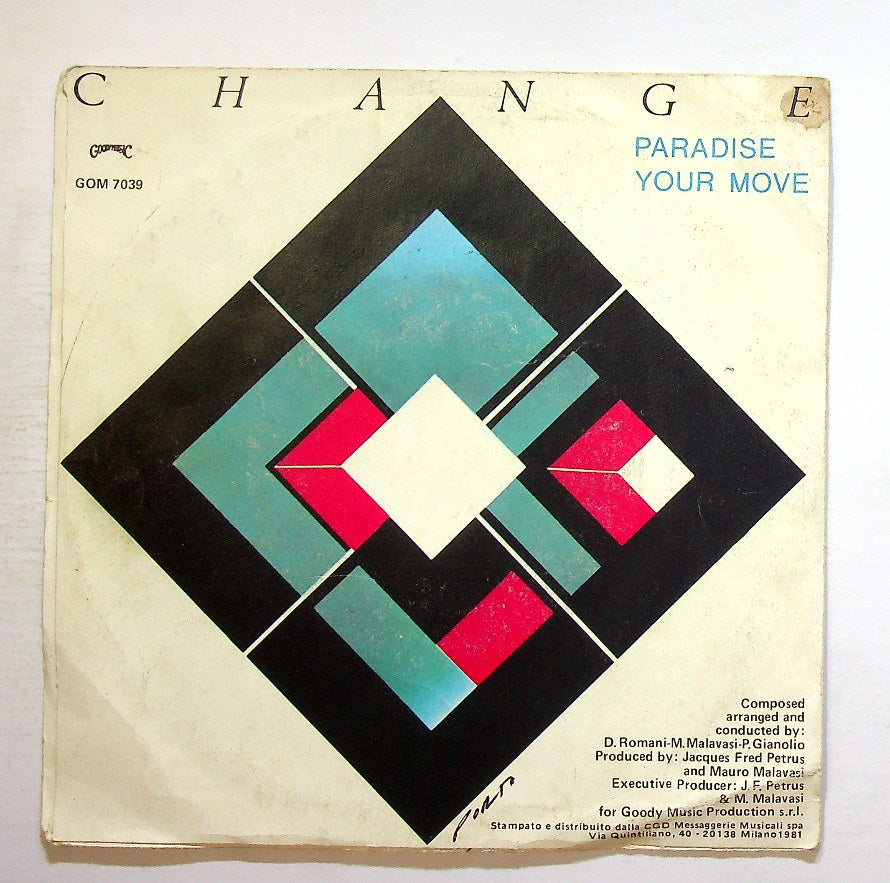 EBOND Change - Paradise / Your Move Vinile V129123
