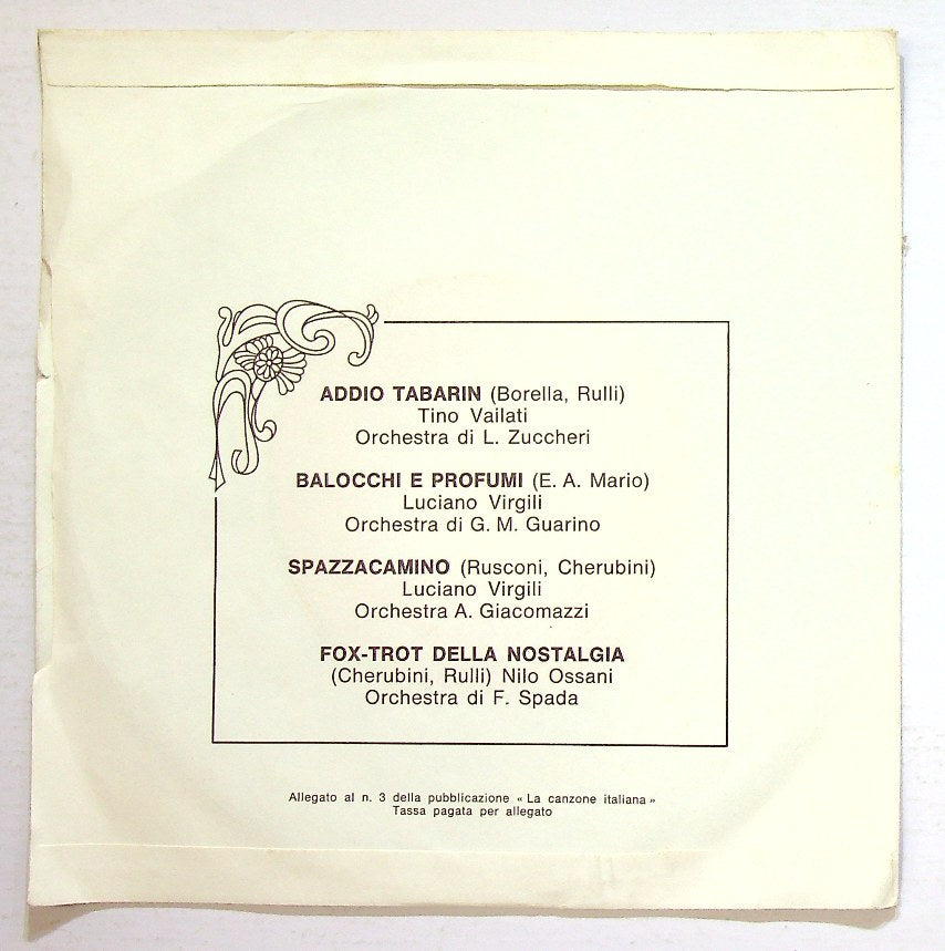 EBOND Various - La Canzone Italiana - N° 3 Vinile V129134