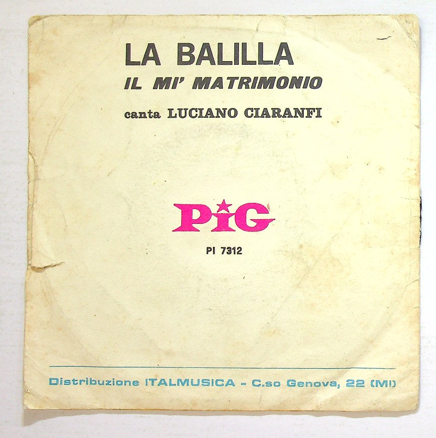 EBOND Luciano Ciaranfi - La Balilla Vinile V129136