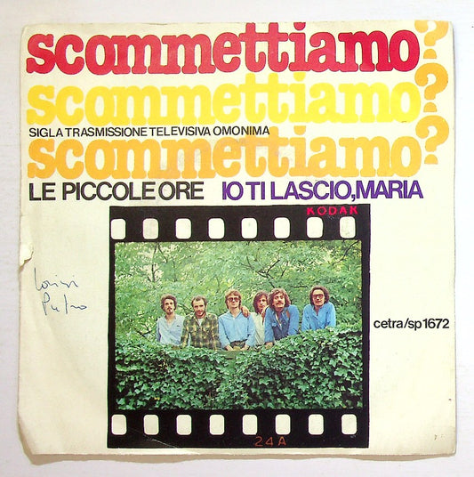 EBOND Le Piccole Ore - Scommettiamo? Vinile V130097