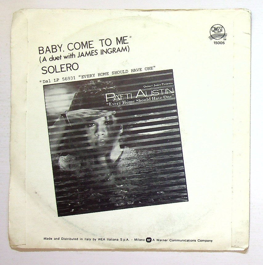 EBOND Patti Austin - Baby, Come To Me Vinile V130112