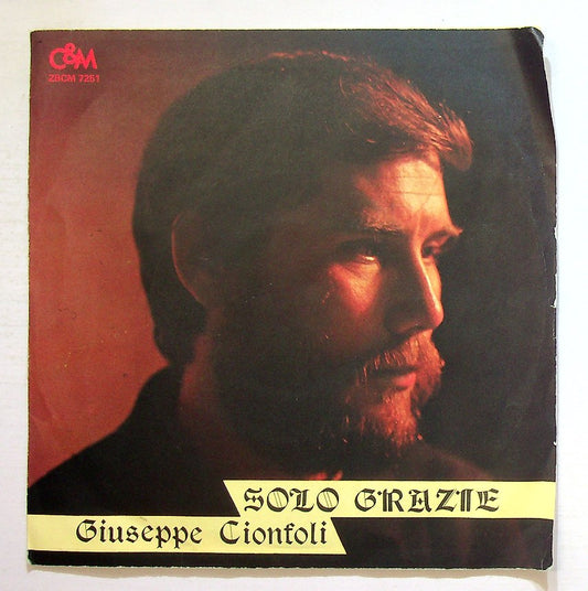 EBOND Giuseppe Cionfoli - Solo Grazie Vinile V131022