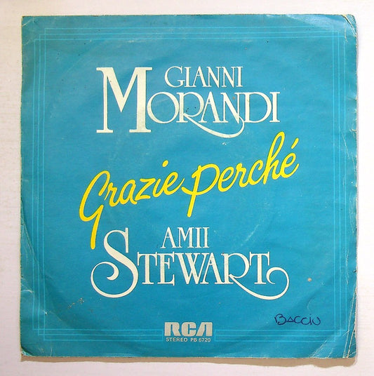 EBOND Gianni Morandi - Amii Stewart - Grazie Perche Vinile V131063