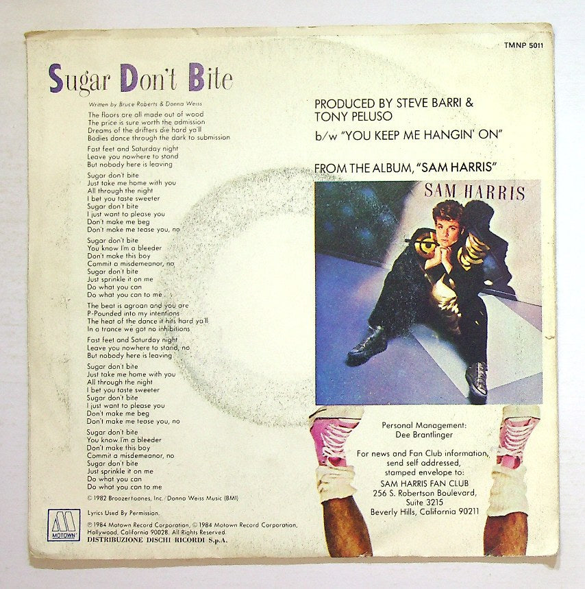 EBOND Sam Harris - Sugar Don't Bite Vinile V131067