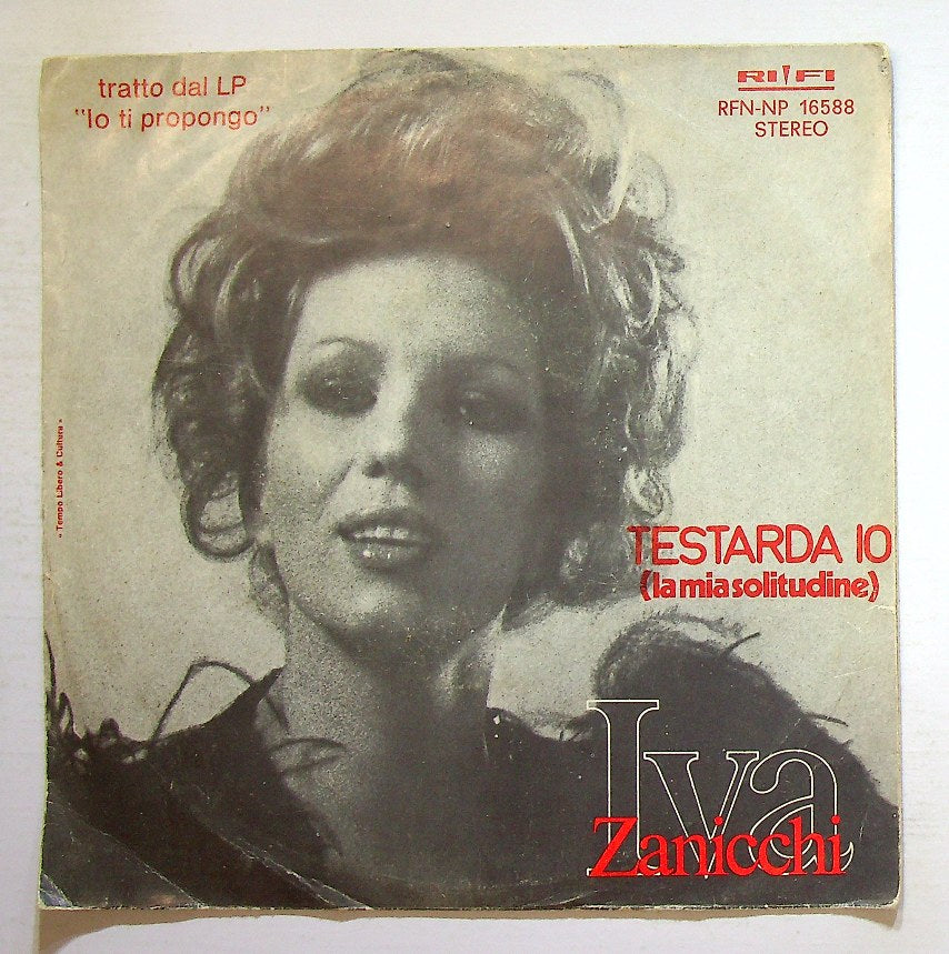 EBOND Iva Zanicchi - Testarda Io (La Mia Solitudine) Vinile V131114