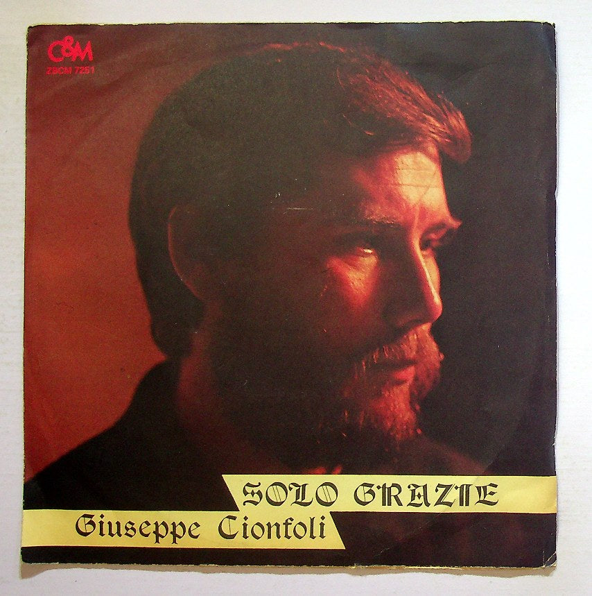 EBOND Giuseppe Cionfoli - Solo Grazie Vinile V131129