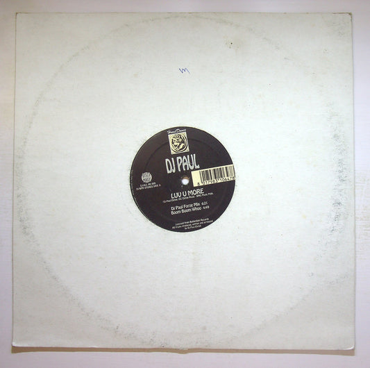 EBOND Dj Paul - Luv U More Vinile V132012