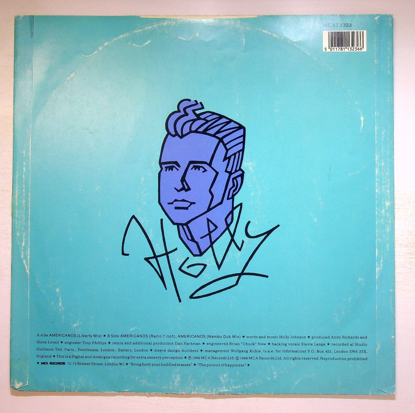 EBOND Holly Johnson - Americanos Vinile V132022