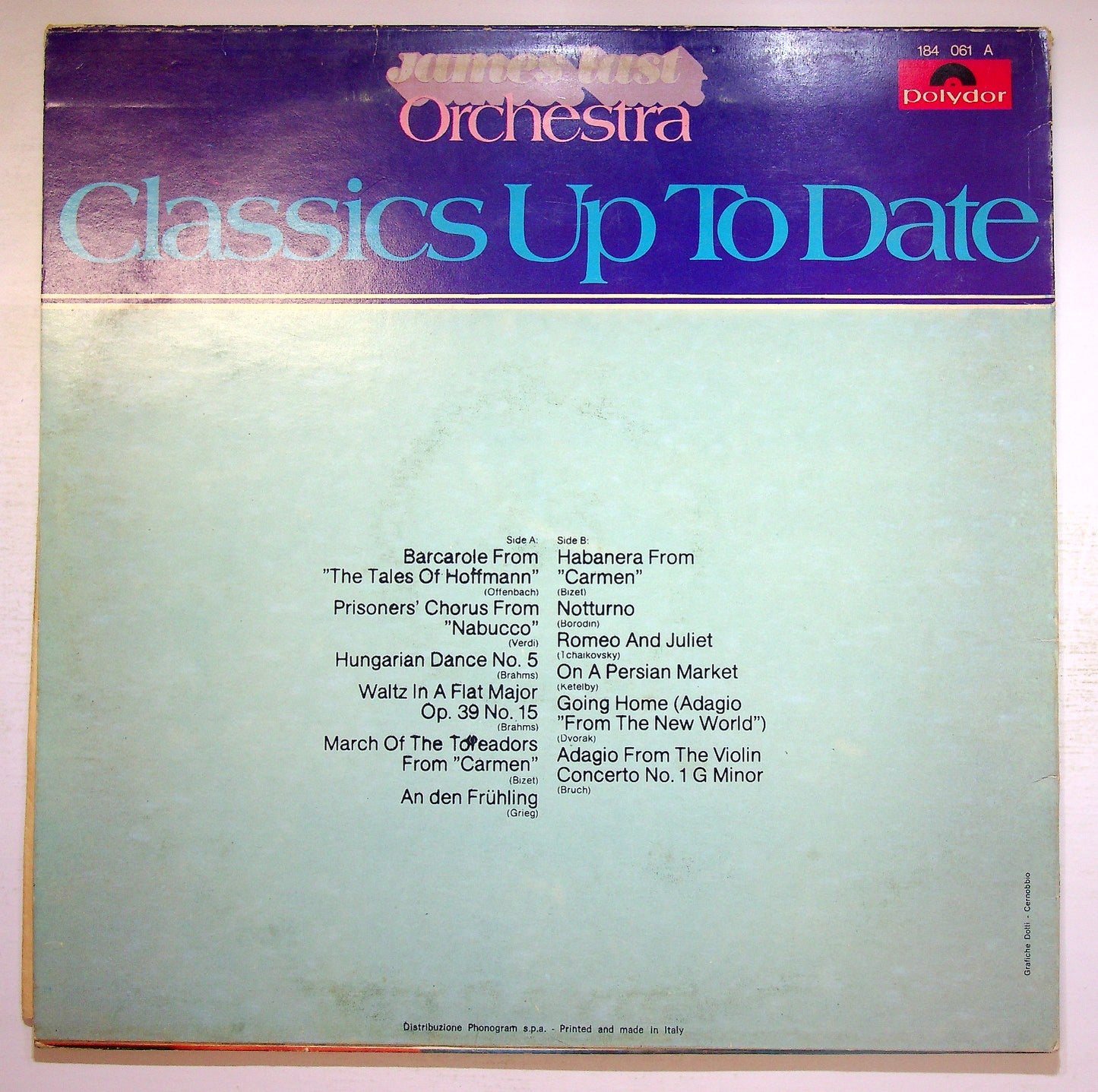 EBOND James Last Orchestra - Classics Up To Date Vinile V132023