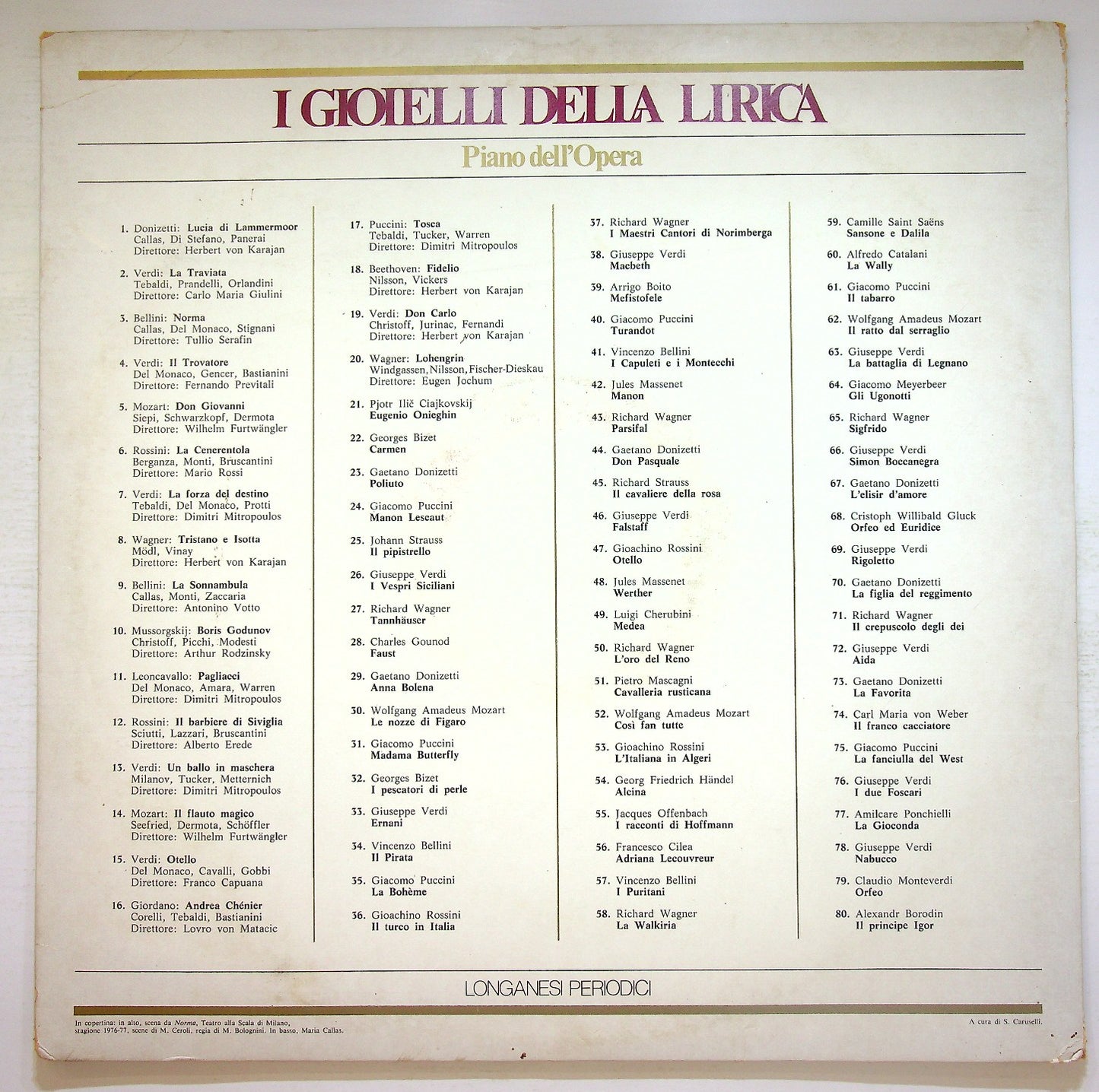 EBOND Vincenzo Bellini - Maria Callas - Norma (Pagine Scelte) Vinile V132078