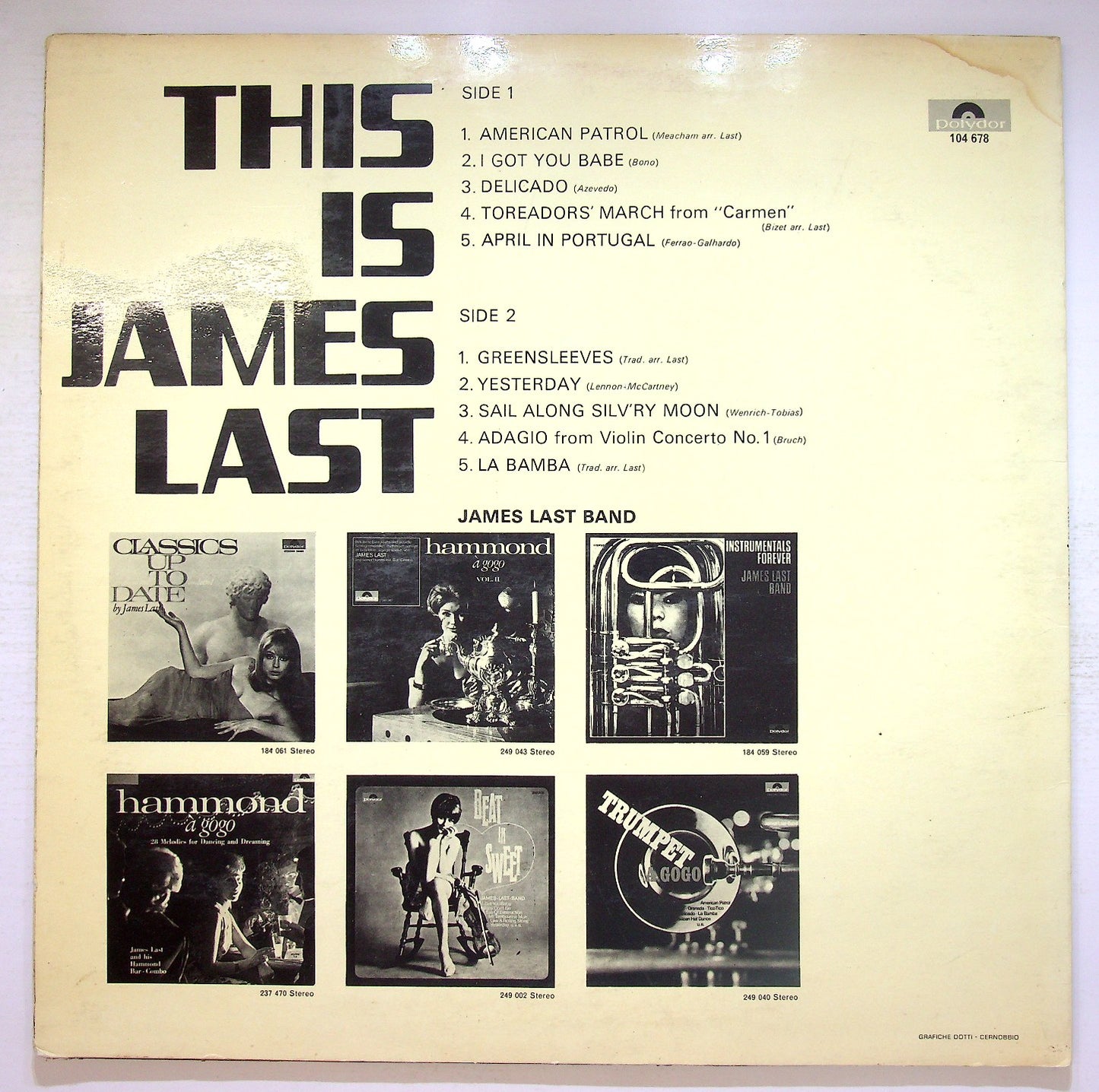 EBOND James Last - This Is James Last Vinile V132083