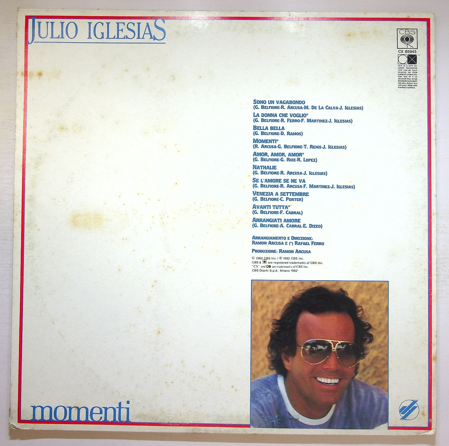 EBOND Julio Iglesias - Momenti Vinile V132098