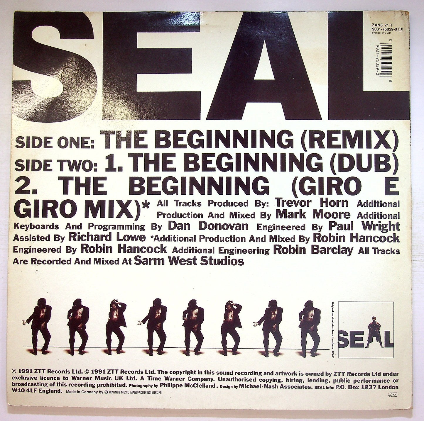 EBOND Seal - The Beginning (The Mark Moore Remix) Vinile V132114