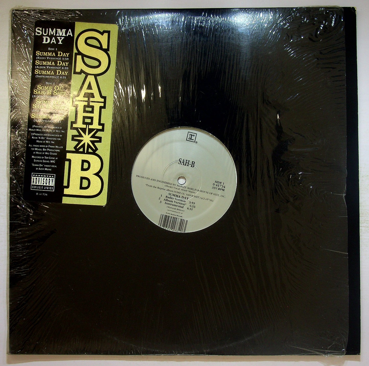 EBOND Sah-B - Summa Day / Some Ol' Sah-B Shit Vinile V132117