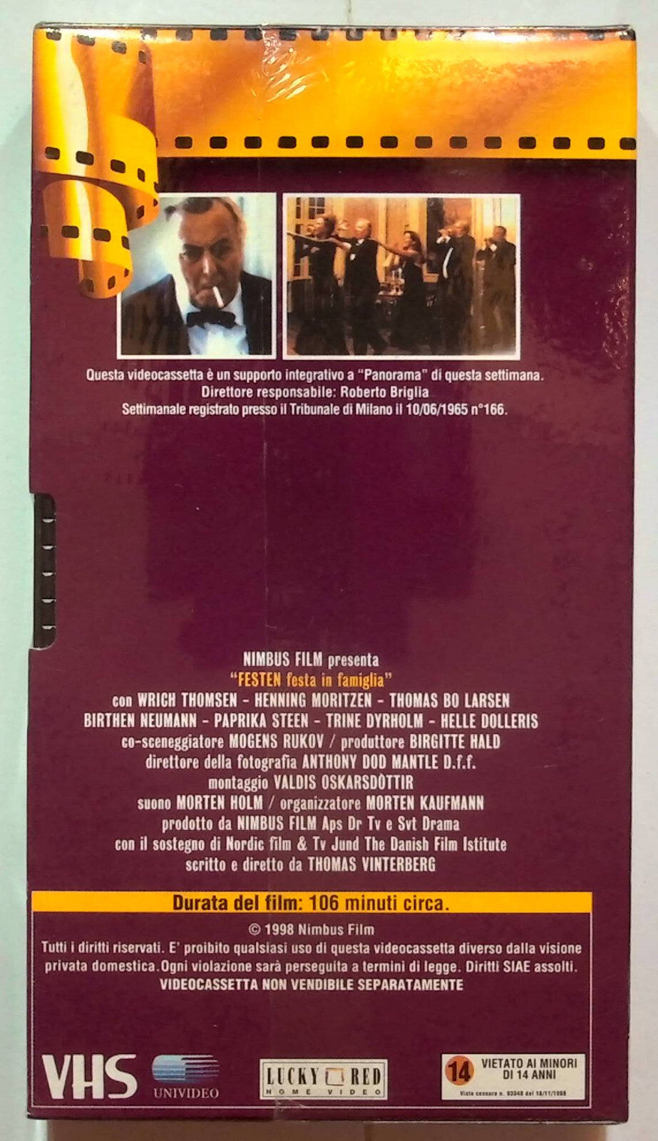 EBOND Festen - Festa In Famiglia Editoriale VHS VH000007